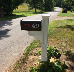 New mailbox - I did the numbers (of course)